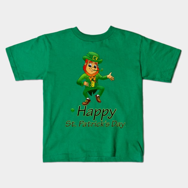 Irish St. Patrick Day Kids T-Shirt by wizooherb